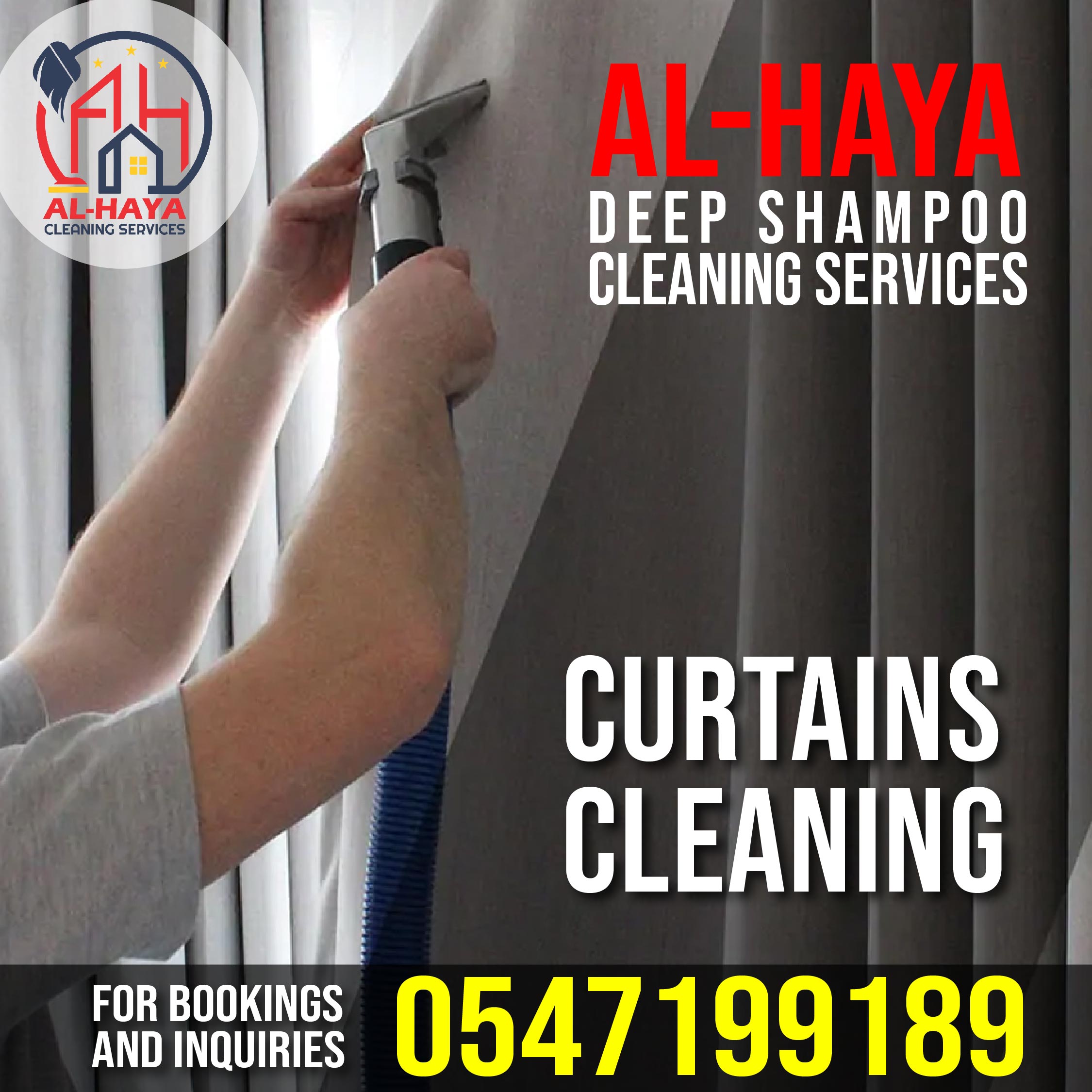 Curtains Cleaning And Washing Services 0547199189