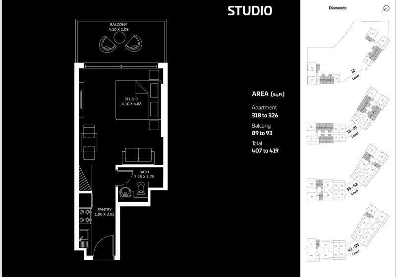 Studio Apartment For Sale Off Plan Property By Danube Properties 2027 Completion