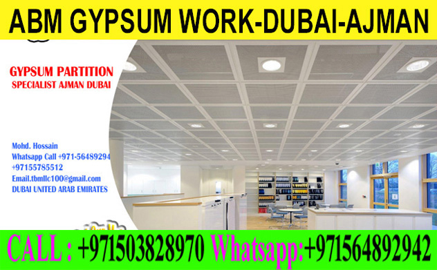 Gypsum Ceiling Contractor In Umm Al Quwain Dubai Sharjah