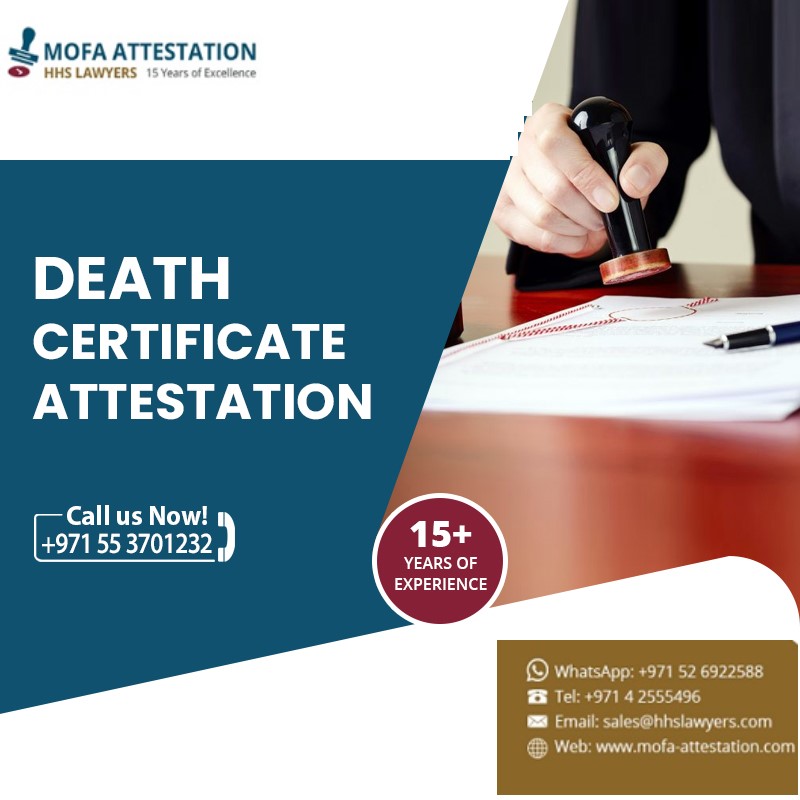 Death Certificate Attestation In Uae