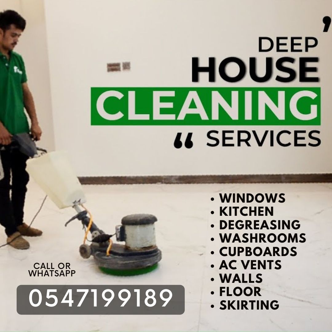 Apartment Deep Cleaning Services Sharjah 0547199189