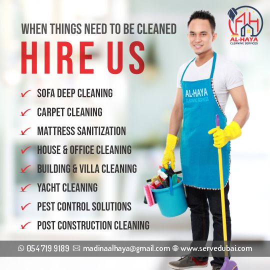 Cleaning Services Near Me Ajman 0547199189