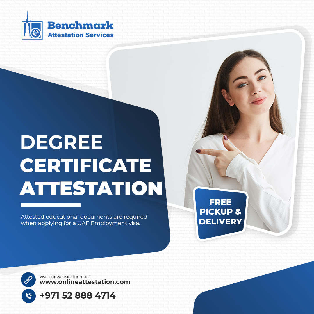 Degree Certificate Attestation In Uae