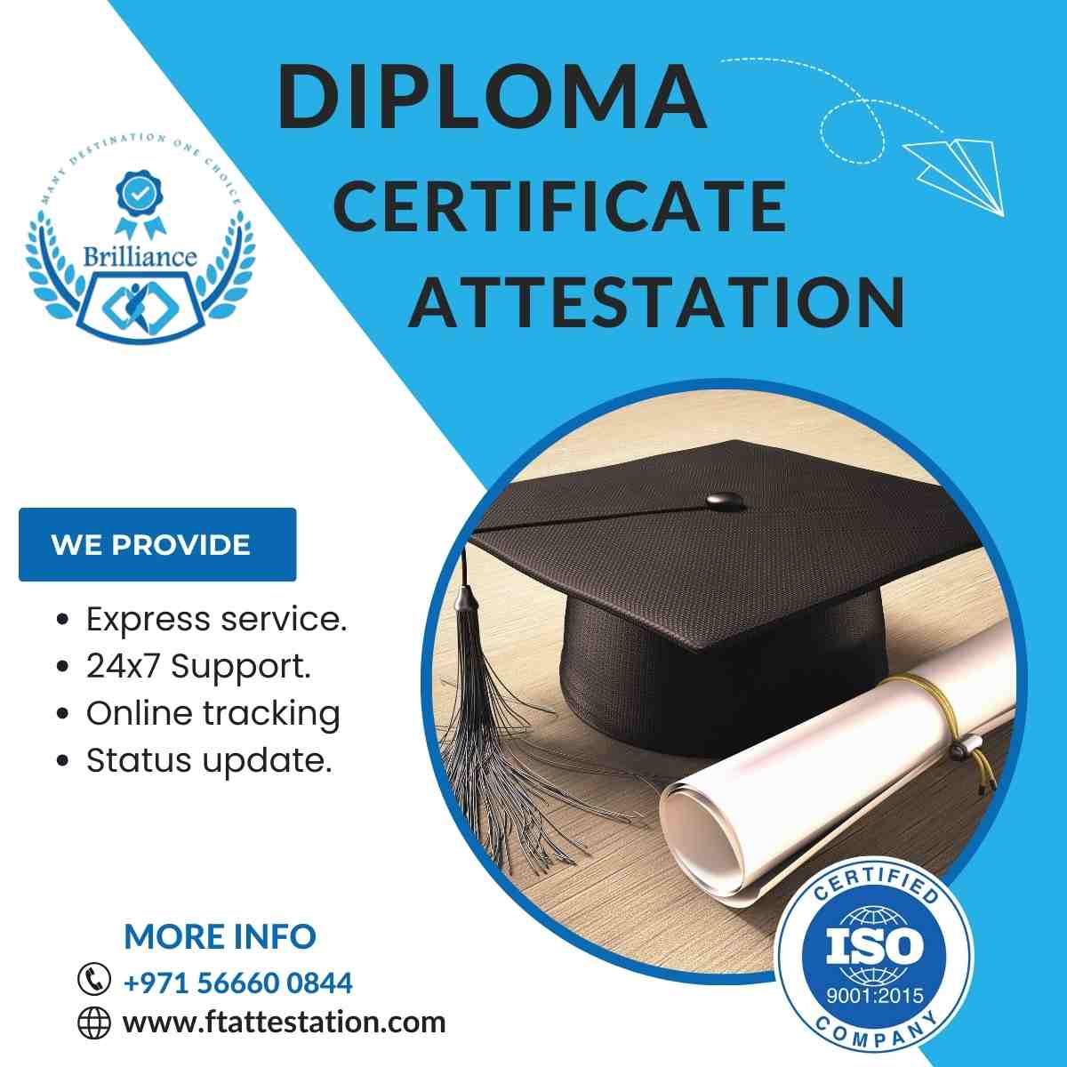 Leading Dae Diploma Certificate Attestation Services In Middle East