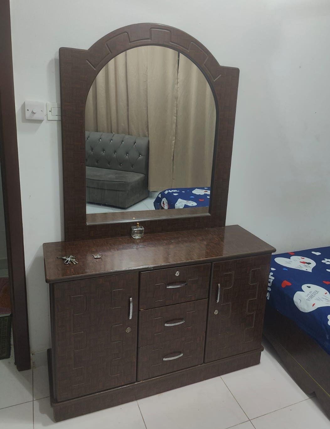 Full Furnished Corner Room Include All Bills In Falcon Tower Ajman Monthly Rent