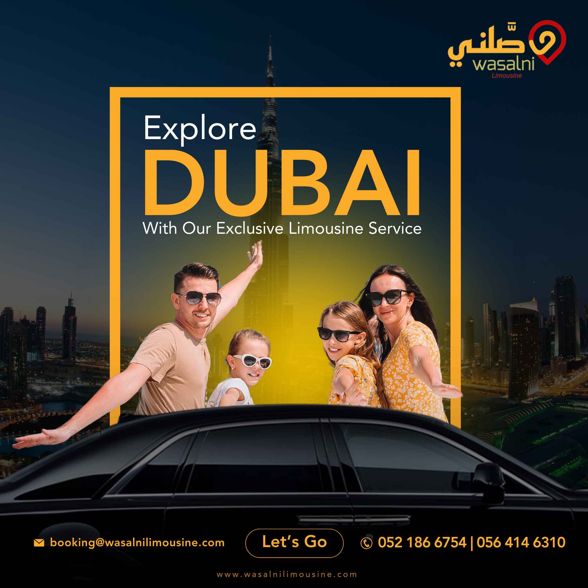 Explore Dubai With Wasalni Limousine Services