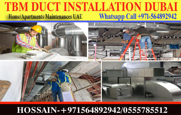 Ac Duct Installation Contractor Dubai Ajman Sharjah