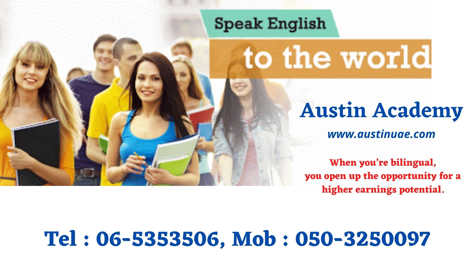 English Language Class In Austin Academy Call 0509249945