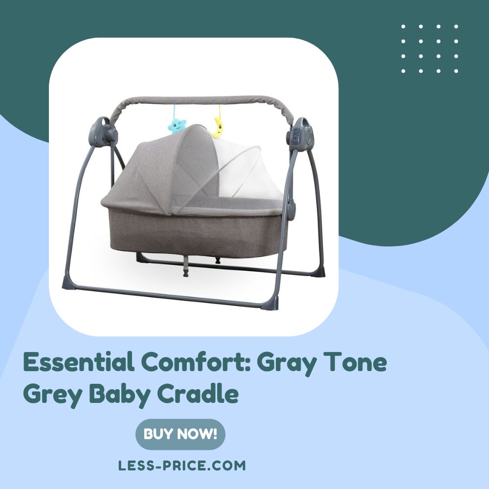 Essential Comfort Gray Tone Grey Baby Cradle Buy Now