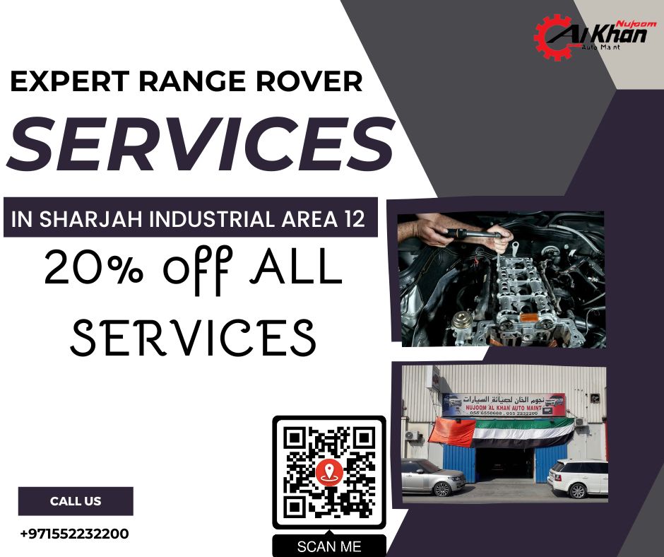 Range Rover Services Center In Sharjah