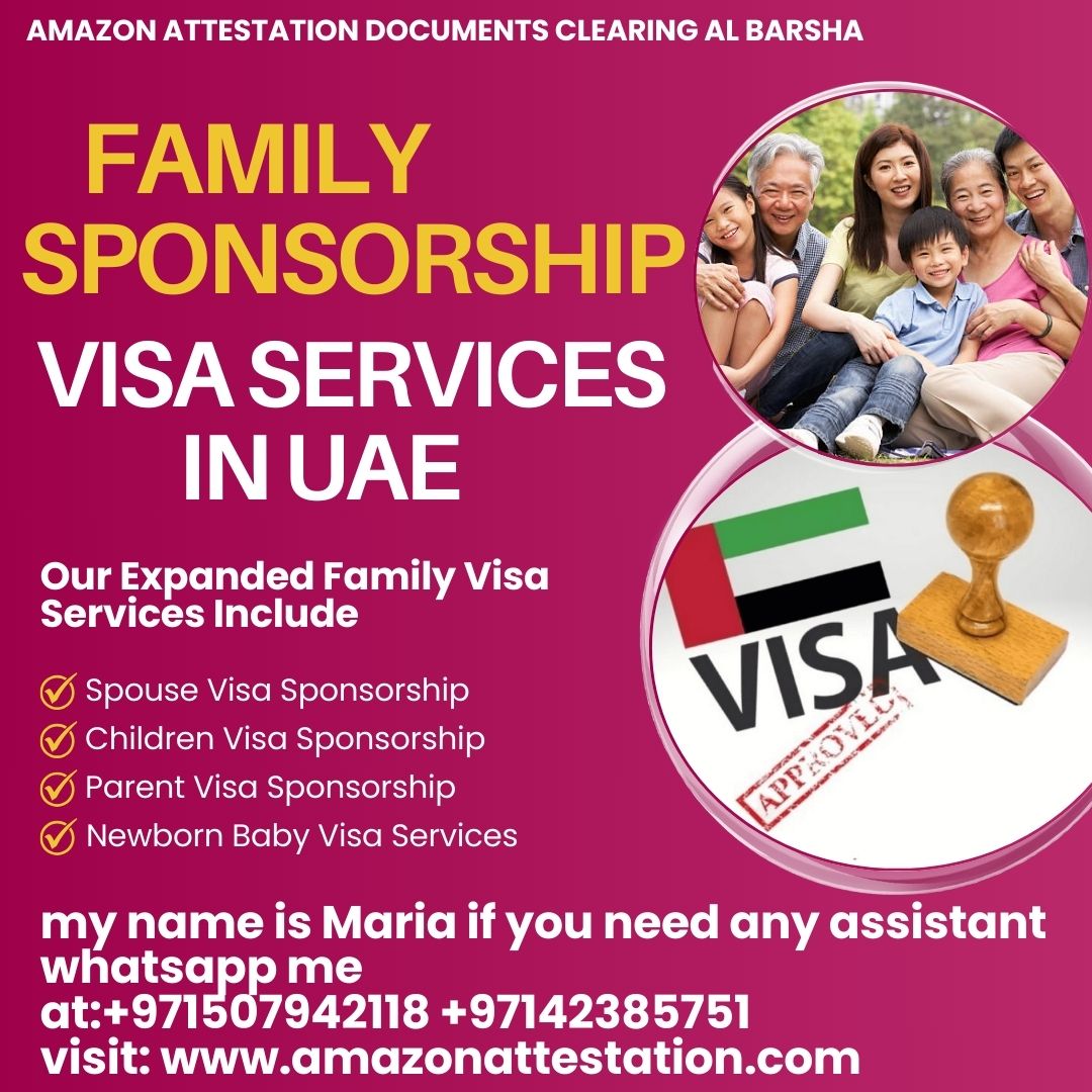 Family Sponsorship Visa Services In Uae