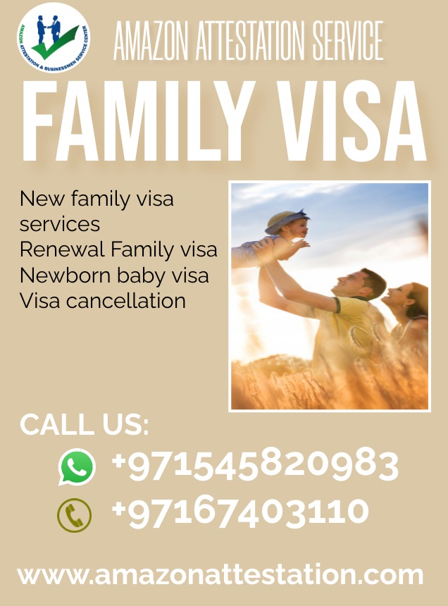 Family Visa Services Wife Children Parents Maid Visas