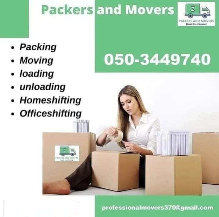 Professional Movers Packers And Shifters 050 344 9740