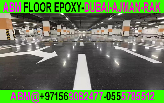 Road Marking Flooring In Ajman Dubai Rak 0564892942