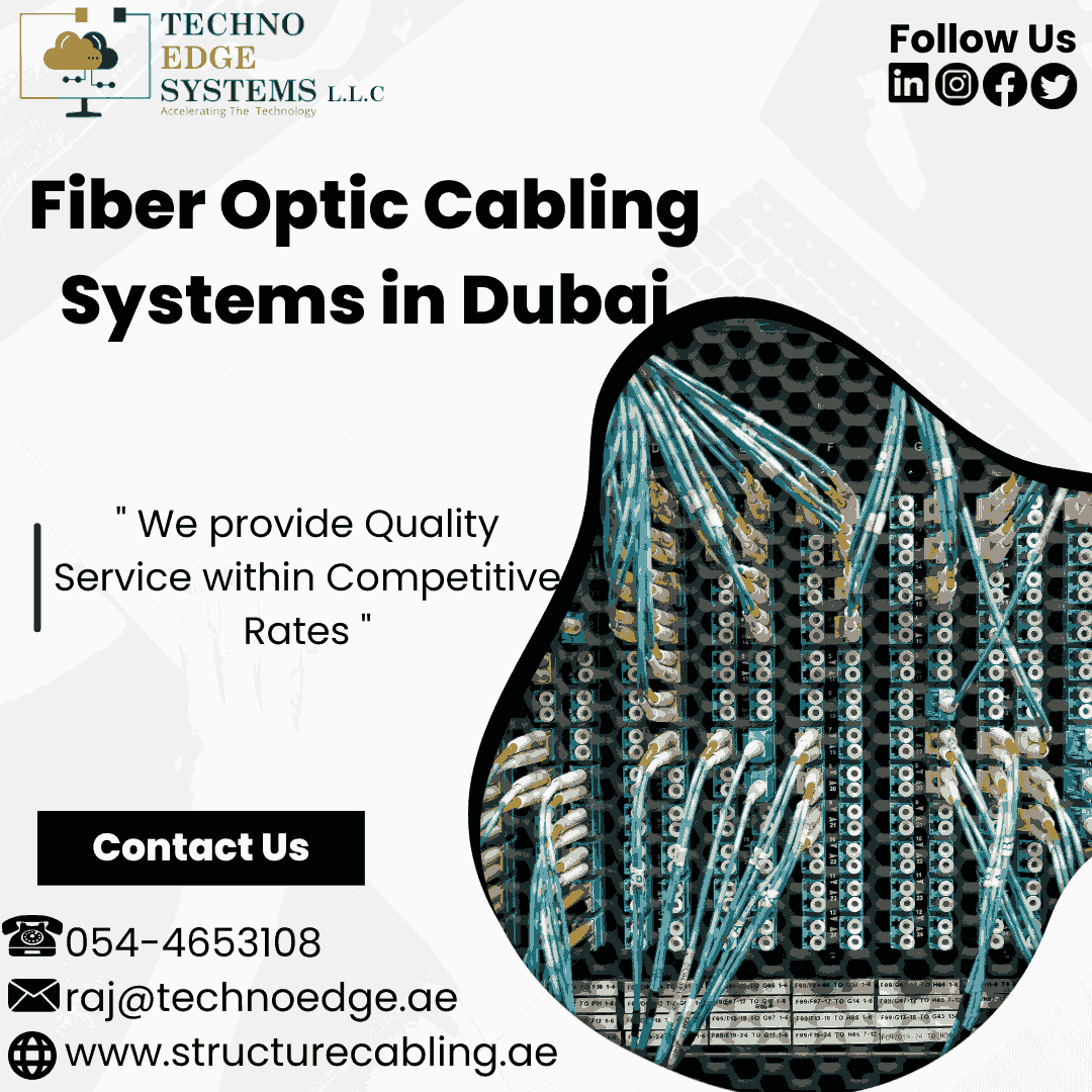 Specialized Fiber Cabling Services In Dubai, Uae