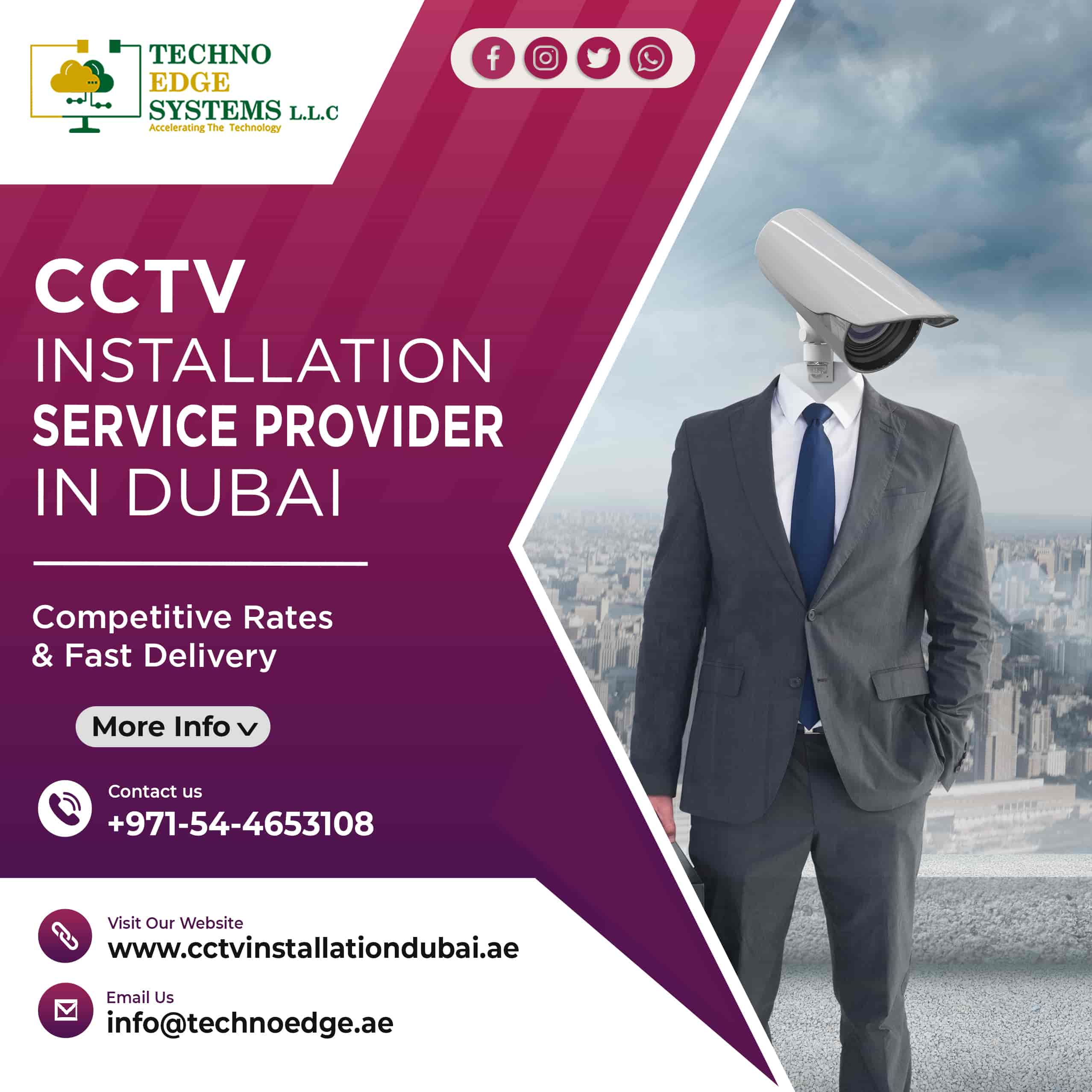 Best Prices For Cctv Camera Installation In Dubai