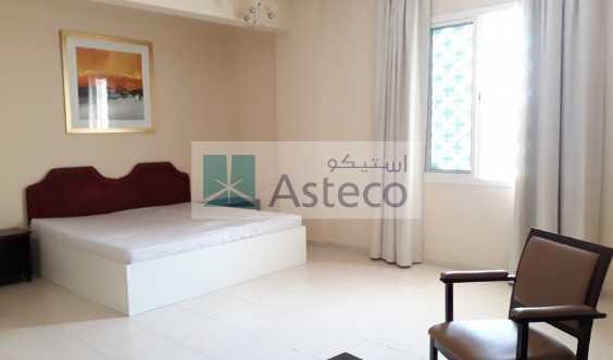 Studio Apartment  Aed 24,000 6 Chqs No Balcony to Rent