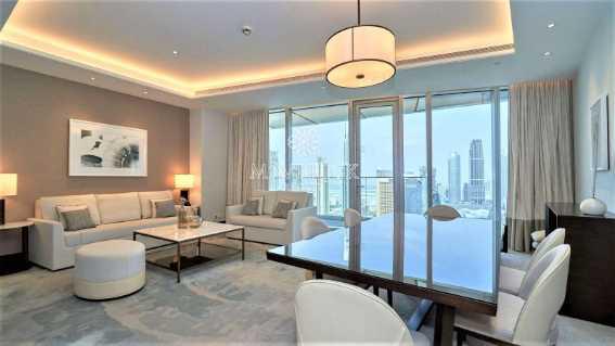 Burj View Furnished 2 Bedrooms Apartment  Biggest Layout
