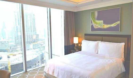 Full Burj Khalifa View 2 Bedrooms Hotel Serviced Apartment Vacant