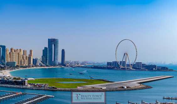 High Floor Bluewaters View 2 Balconies in Dubai