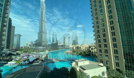 Exclusive Furnished 3 Bedrooms Apartment  With Full Fountain View