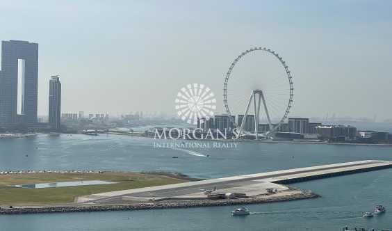 Full Dubai Eye And Sea View 2 Bedrooms Apartment  Mid Floor