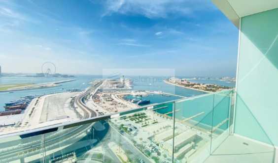 Private Beach Ain And Palm Vacant 2 Bedrooms Apartment  W Balcony