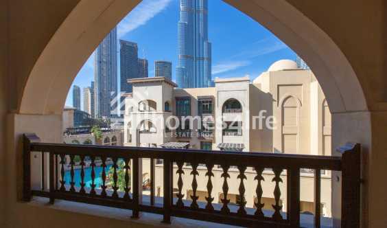 Burj Khalifa From Your Balcony Pool View in Dubai