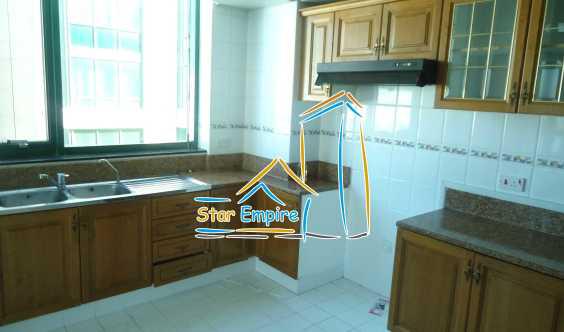 Spacious 3 Bedrooms Apartment  With Parking On Hamdan St