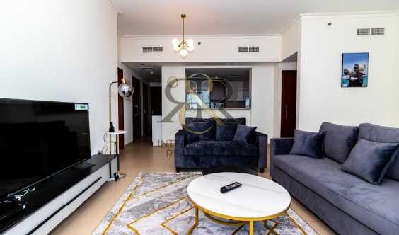Sea View Fully Furnished 2 Bedrooms Apartment  With Balcony