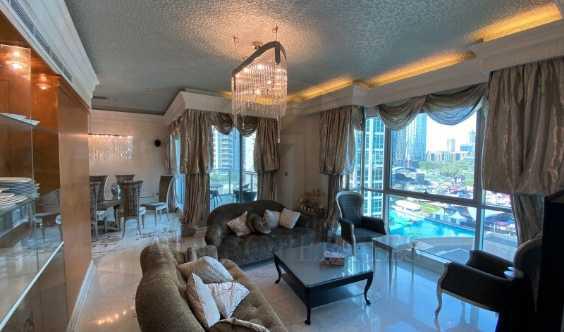 Exclusive Furnished 3 Bedrooms Apartment  With Full Fountain View