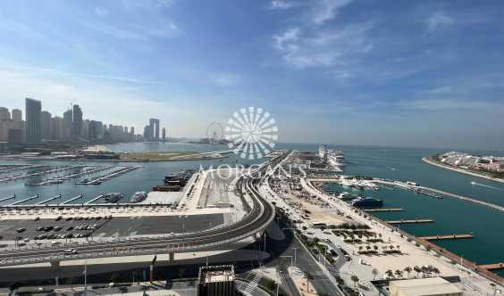 Full Dubai Eye And Sea View 2 Bedrooms Apartment  Mid Floor