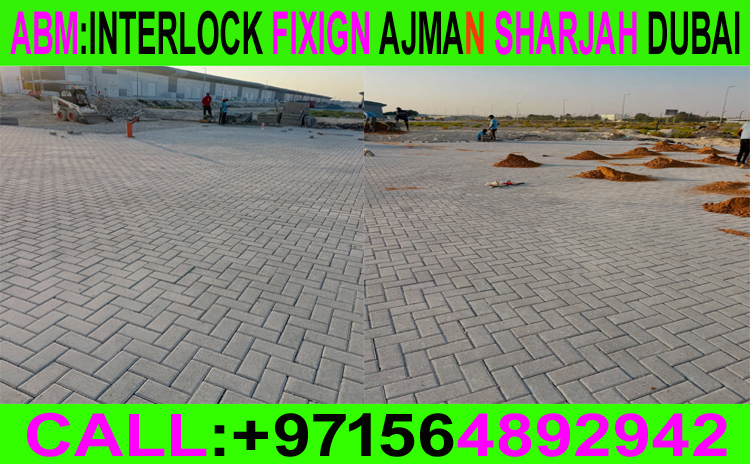 Paving Interlock Fixing Applicator Ajman Sharjah Dubai