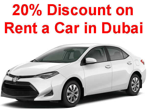 20 Percent Discount Rent A Car In Dubai