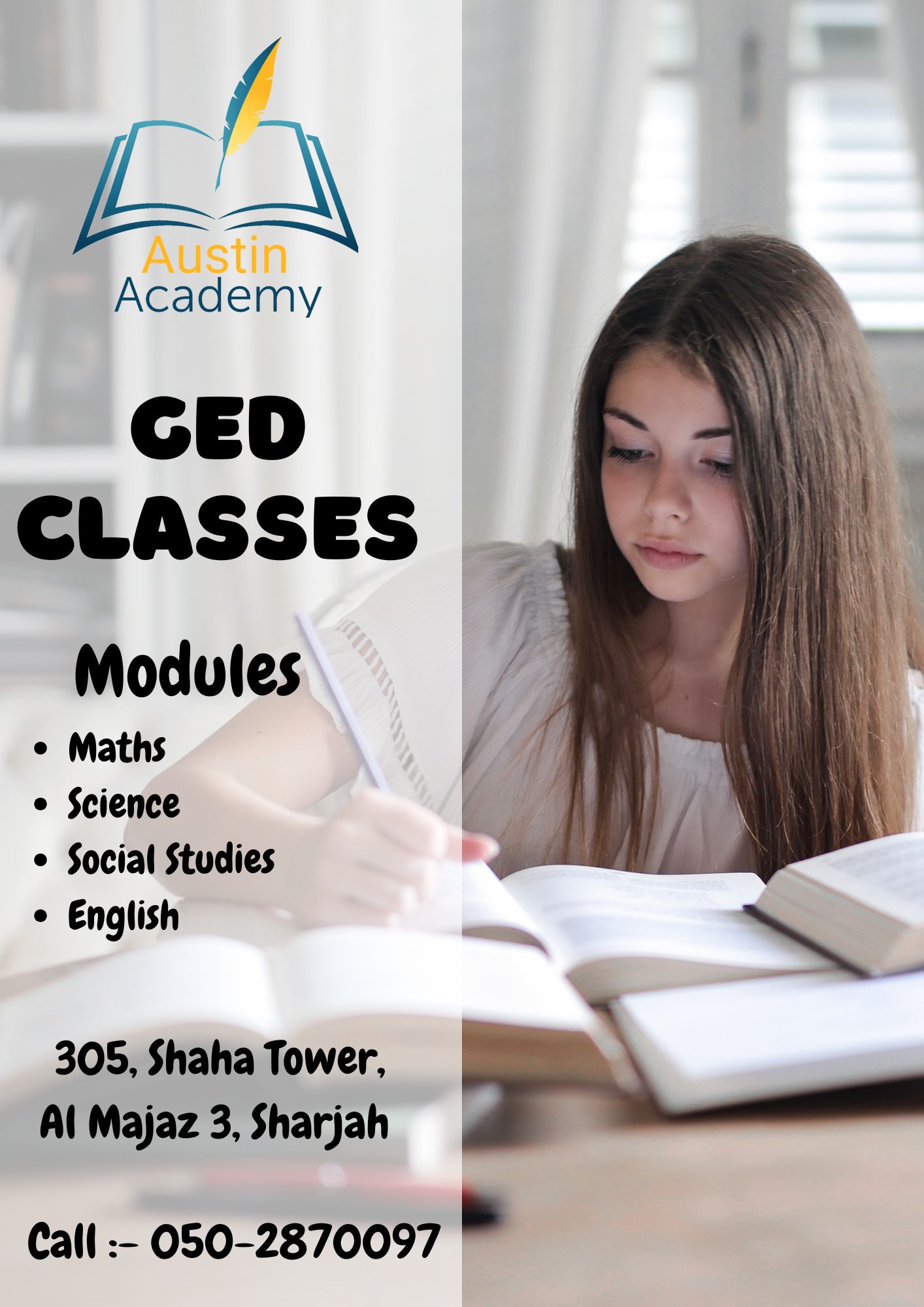 Ged Classes In Sharjah With An Amazing Offer Call 0502870097