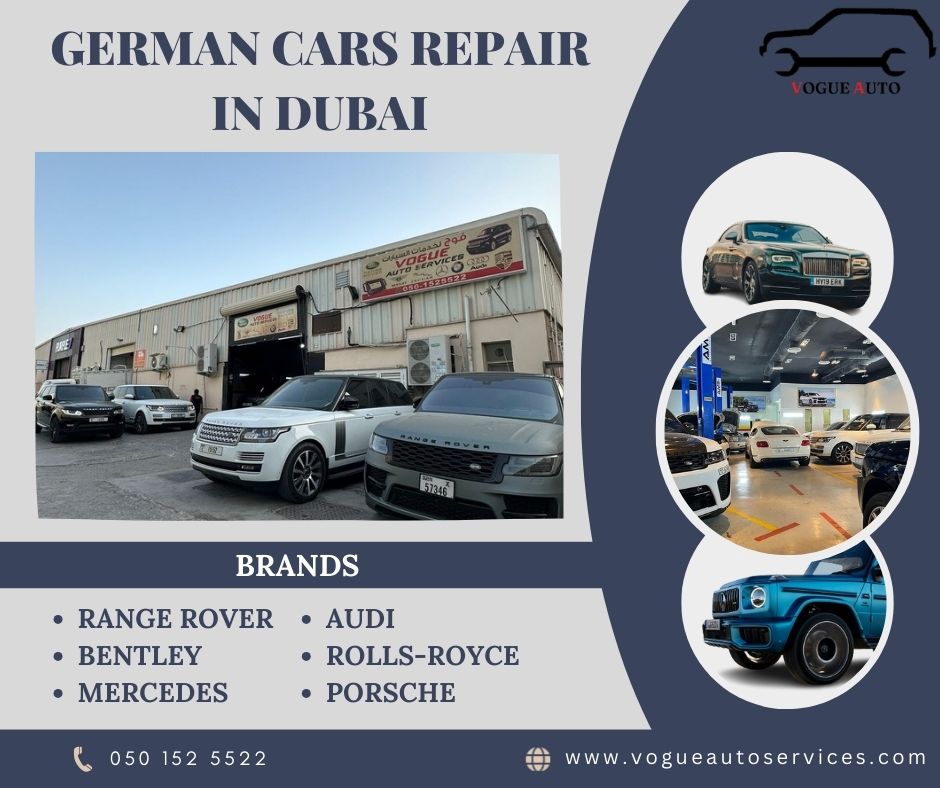 Range Rover And Rolls Royce Maintenance Garage In Dubai