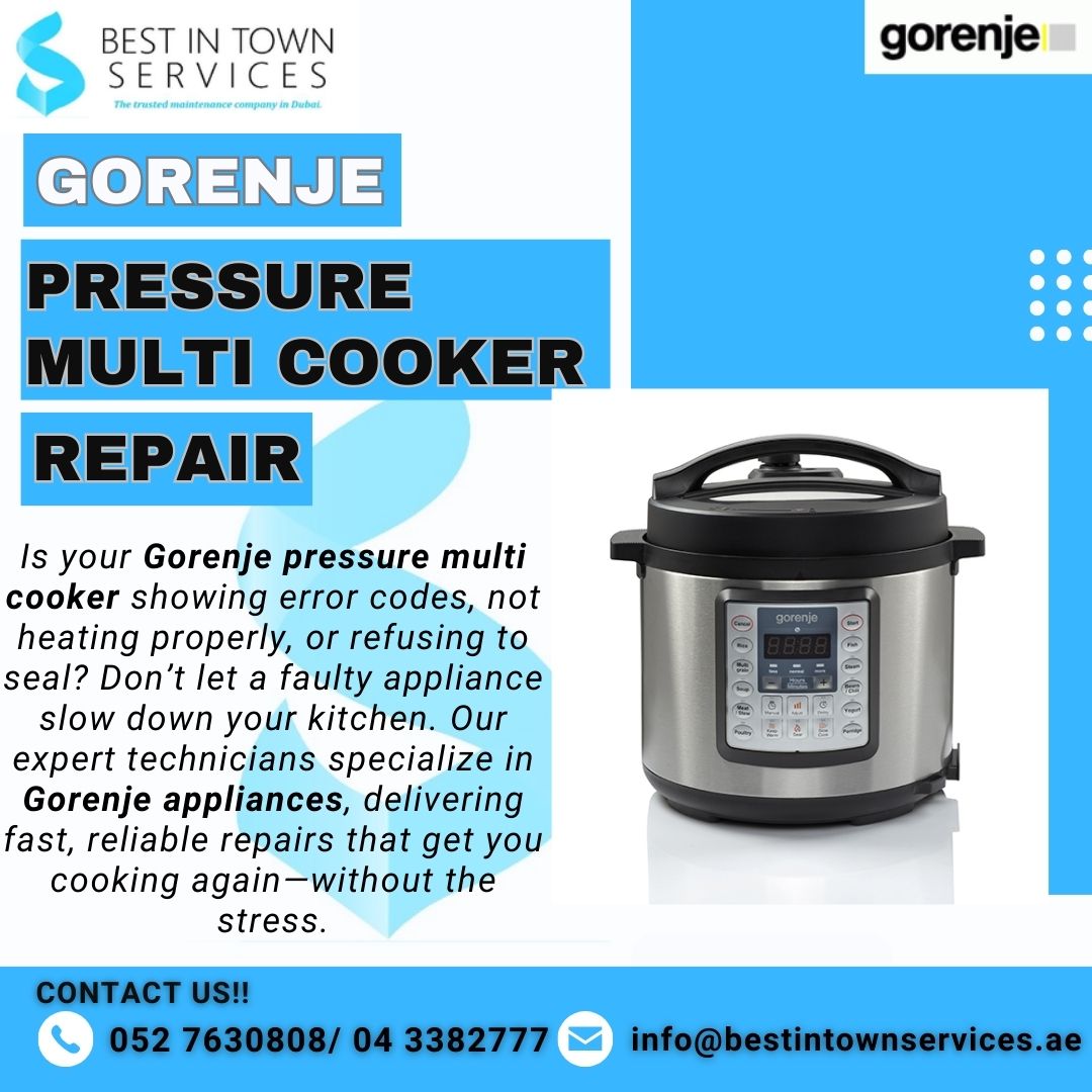 Gorenje Pressure Multi Cooker Repair Services