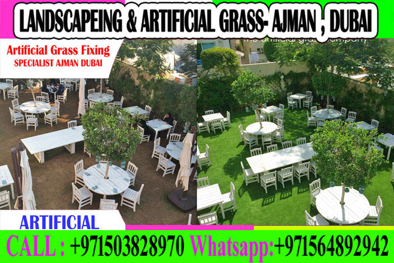 Outdoor Artificial Grass Fixing Company Ajman Sharjah Dubai