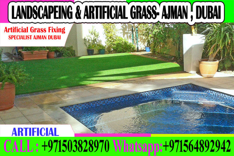 Outdoor Artificial Grass Fixing Company Ajman Sharjah Dubai