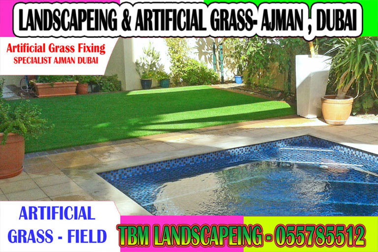 Outdoor Artificial Grass Fixing Company Ajman Sharjah Dubai