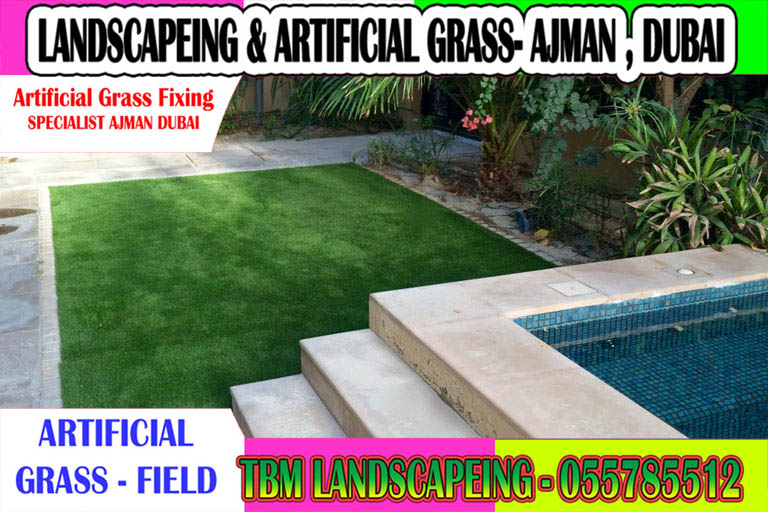 Outdoor Artificial Grass Fixing Company Ajman Sharjah Dubai