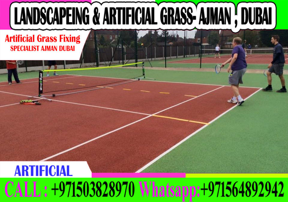 Outdoor Artificial Grass Fixing Company Ajman Sharjah Dubai