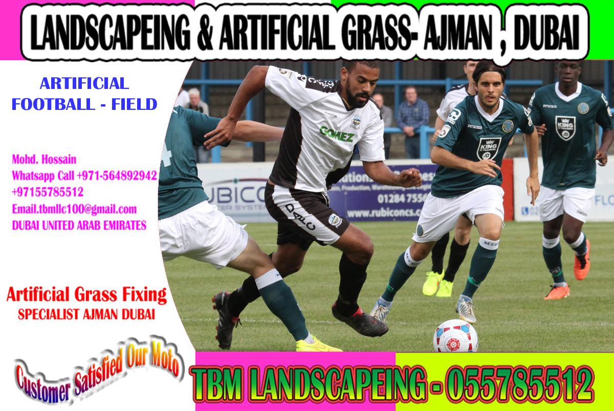 Outdoor Artificial Grass Fixing Company Ajman Sharjah Dubai