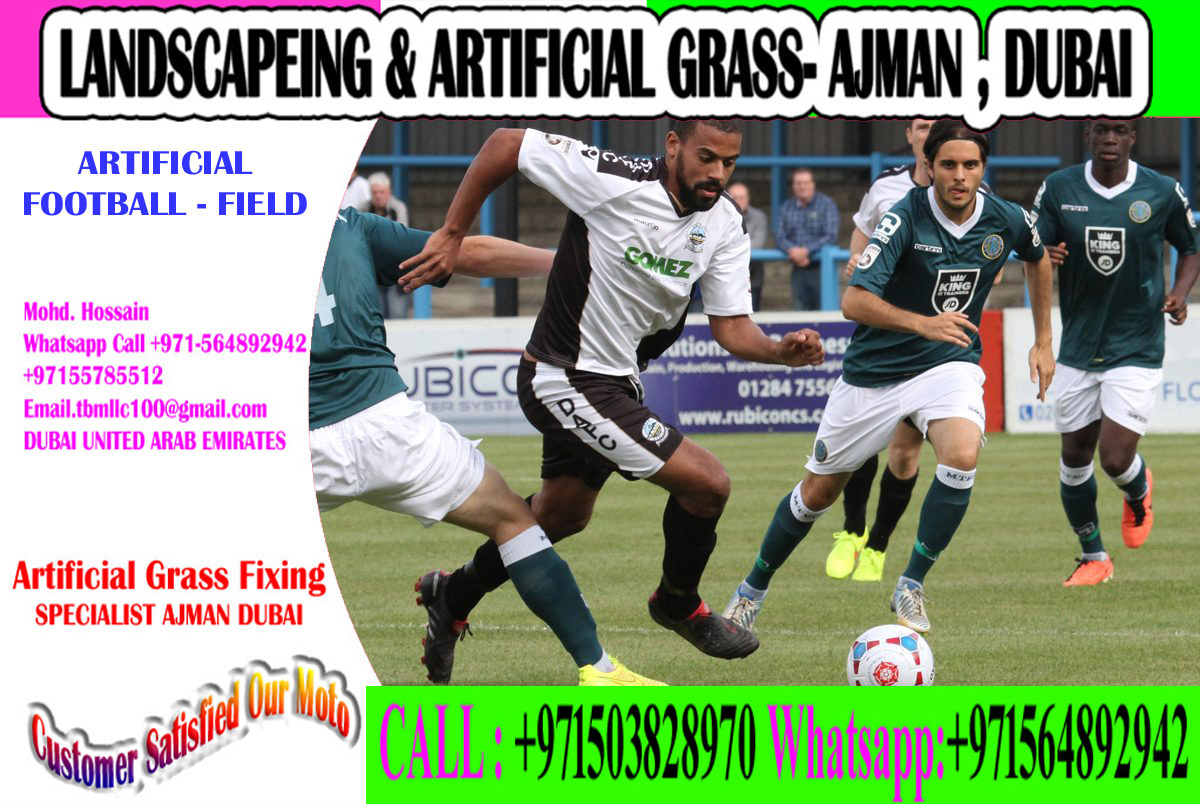 Outdoor Artificial Grass Fixing Company Ajman Sharjah Dubai