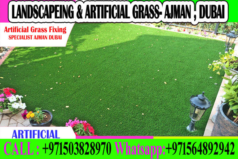 Outdoor Artificial Grass Fixing Company Ajman Sharjah Dubai