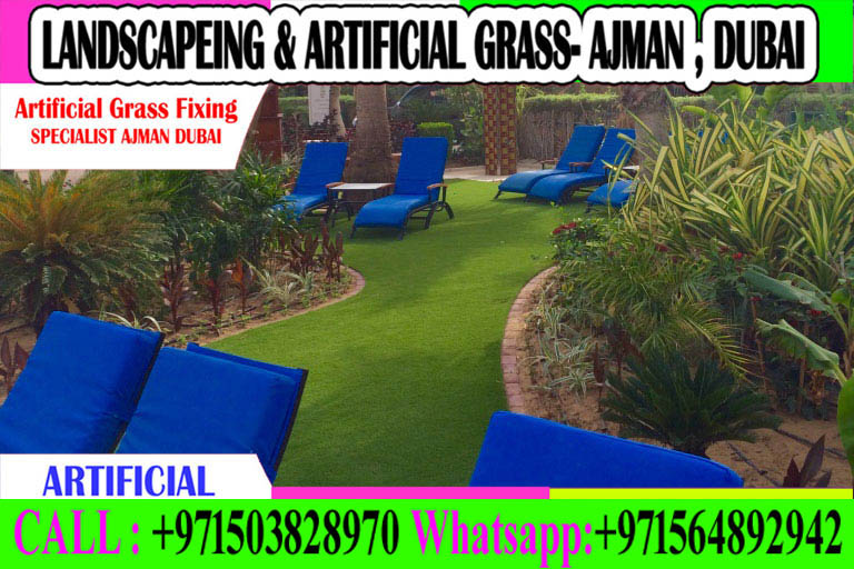 Outdoor Artificial Grass Fixing Company Ajman Sharjah Dubai