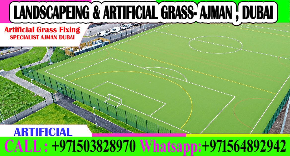 Outdoor Artificial Grass Fixing Company Ajman Sharjah Dubai