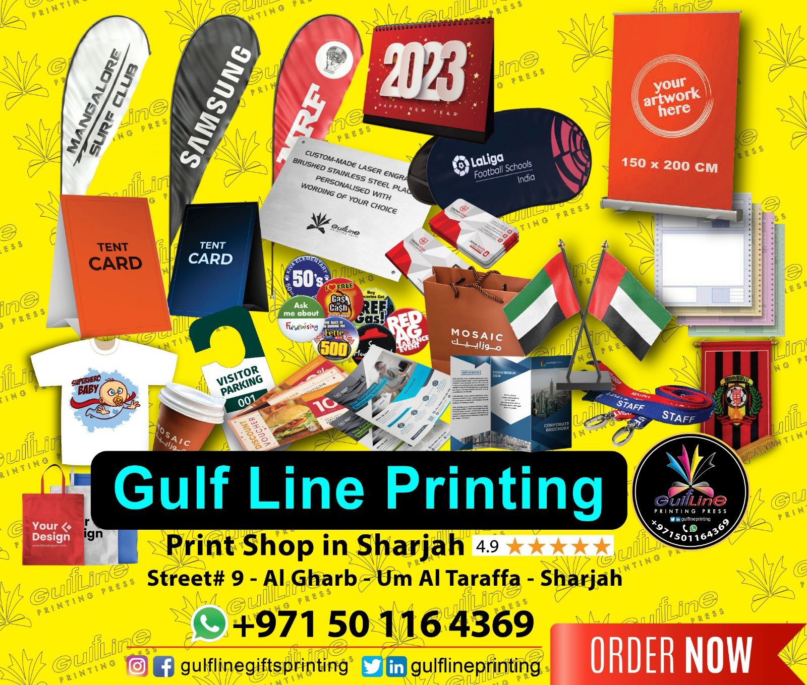 Best Printing Services In Sharjah Gulf Line Printing