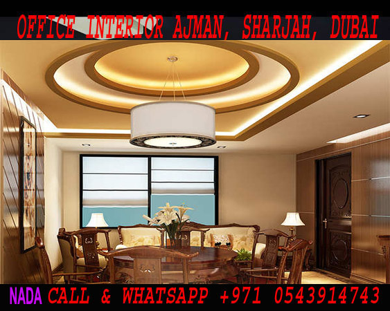 Office Decoration Gypsum Partition Ajman 0543914743