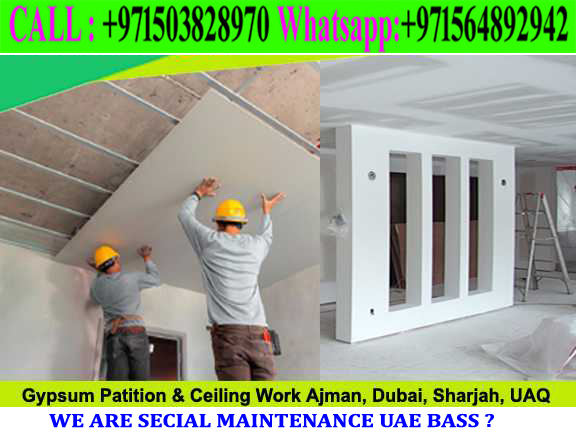 Office Gypsum Wall Partition Contractor Umm Al Quwain Ajman Dubai Sharjah